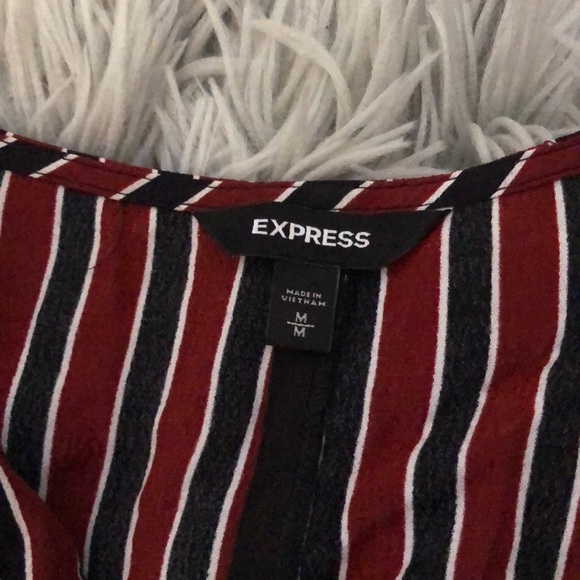 Red and black striped dress from express - Picture 2 of 2